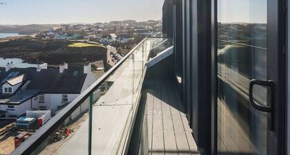 Stunning sea views across the Anglesey coastline from your luxury penthouse apartment