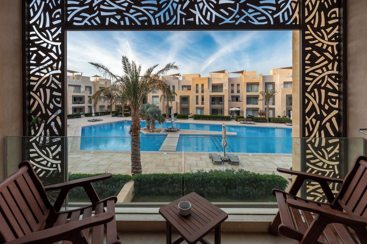 Appartement Exclusif, vue piscine
