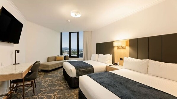 1 غرفة نوم وواي فاي وملاءات أسرّة