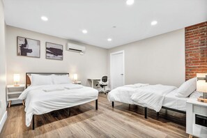 2 slaapkamers, een strijkplank/strijkijzer, wifi, beddengoed