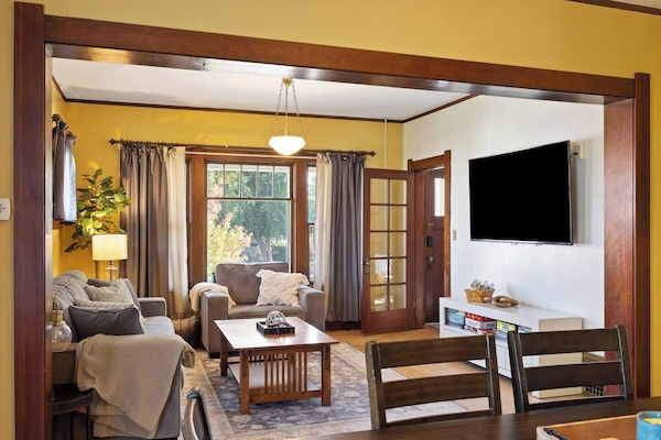 Our spacious living area