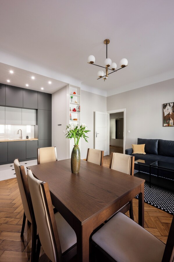 Appartement, vue ville | Coin séjour