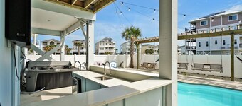 9BR 8.5BA House,Ocean & Lagoon Views,Elevator,Pool,Event Home,Sleeps 24