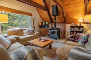 Smart TV, DVD player, table football, books - R-Cozy A-Frame ~ Pet Friendly (Arnold)