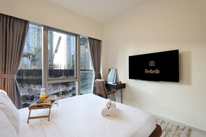 1 chambre, fer et planche à repasser, Wi-Fi gratuit, draps fournis