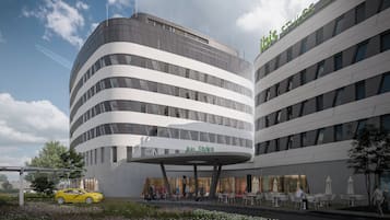 Overnatningsstedets indgangsparti
