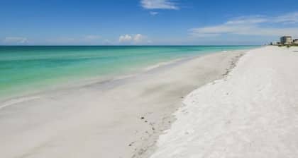 4-bedroom house on Longboat Key with beach only 150 yards away.