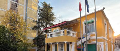 Voorkant van accommodatie