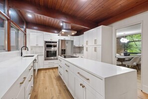 Fridge, microwave, oven, stovetop - Unique and Secluded Country Estate near Pittsburgh (Weirton)