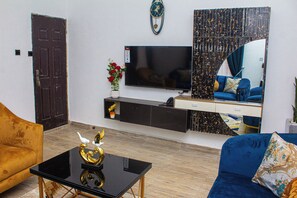 Suite – president, balkong, byutsikt | Oppholdsområde