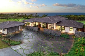 Exterior - Private Paradise: Ocean-View Kukuiʻula Luxury Home With Pool and Spa (Koloa)