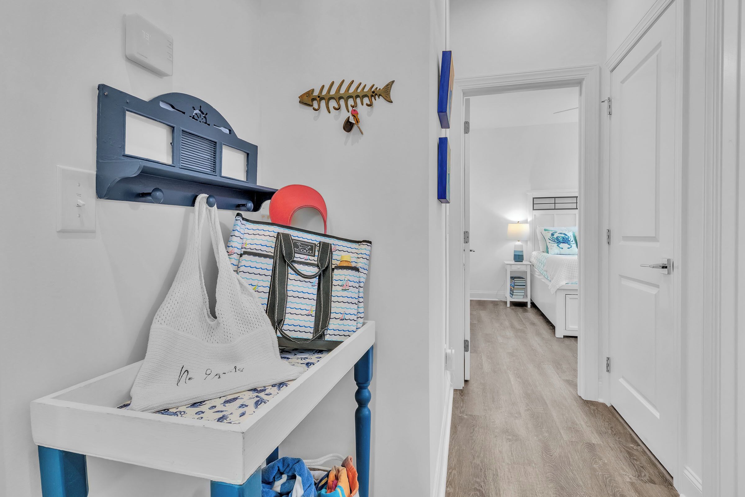 4 bedrooms, iron/ironing board, travel cot, Internet