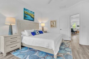 4 bedrooms, iron/ironing board, travel crib, internet - No Egrets: Stylish Home With Pool, Upscale Kitchen/Dining and More! (Oak Island)