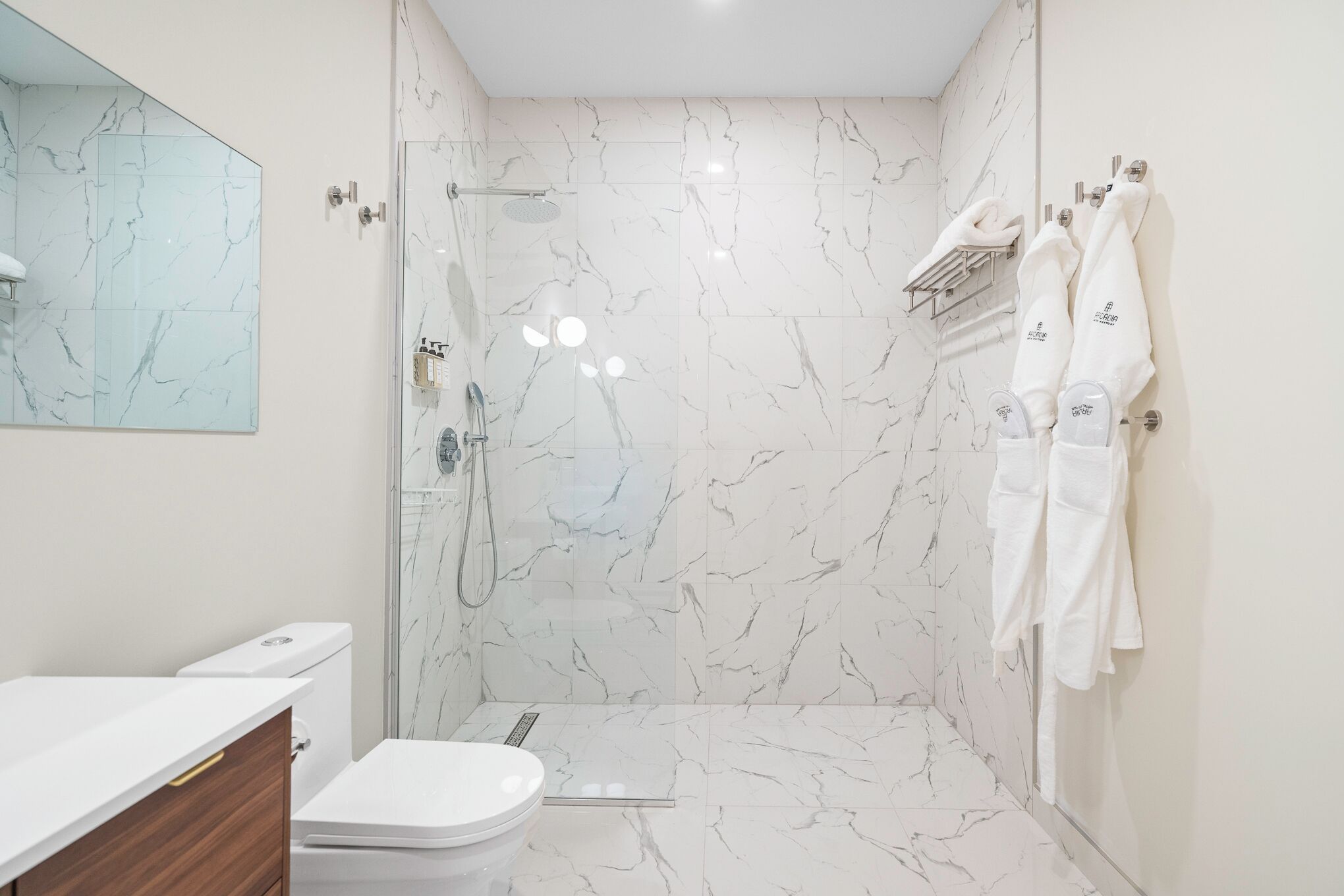 高級客房, 部分湖景 | 浴室 | 淋浴設備、風筒、浴袍、拖鞋