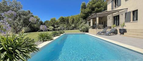 Una piscina climatizada