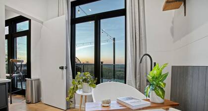 Skyline Serenity | Hot Tub, Panoramic Views, King Bed in PA Wilds