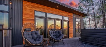 Skyline Serenity | Hot Tub, Panoramic Views, King Bed in PA Wilds