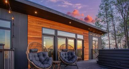 Skyline Serenity | Hot Tub, Panoramic Views, King Bed in PA Wilds