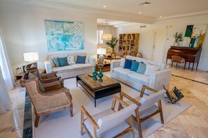 TV connectée, cheminée, lecteur de DVD