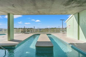 Indoor pool, outdoor pool