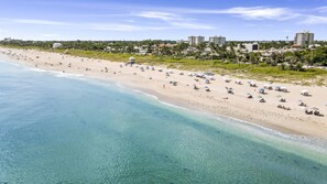 Vlak bij het strand