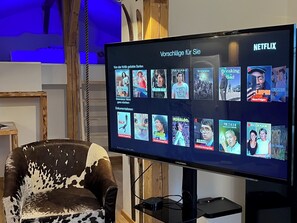 Flat-screen TV - Glückliche Kuh-Villa (Kempten)