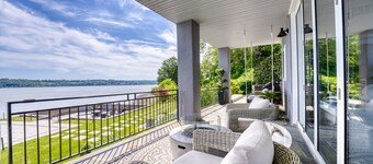 Waterfront retreat near Kingston, NY w/ stunning views, firepit & trails nearby!