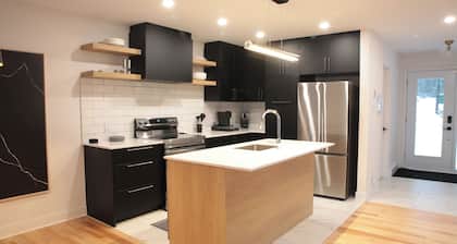 Chalet de luxe avec foyer, salle de jeux, proche de stations de ski populaire