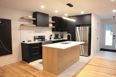 Chalet de luxe avec foyer, salle de jeux, proche de stations de ski populaire