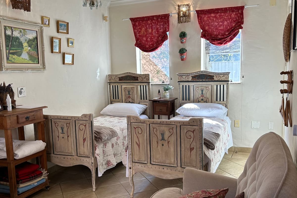 1 slaapkamer, luxe beddengoed, individueel gedecoreerd