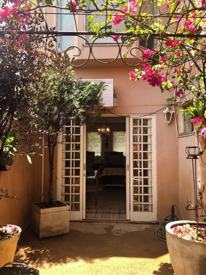 Leilighet – comfort, 2 enkeltsenger, tekjøkken | Terrasse/patio