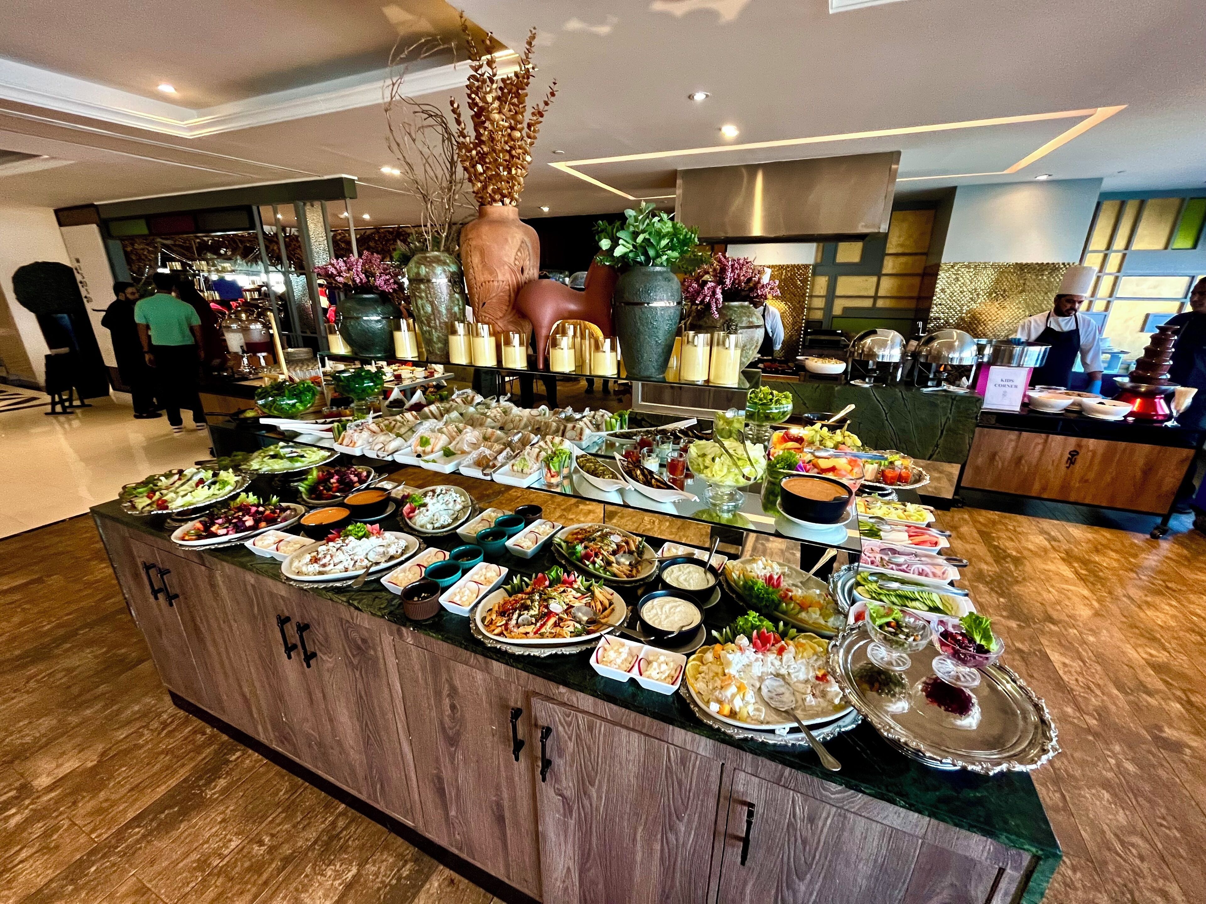 Frokostbuffé er inkludert hver dag