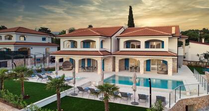 Premium apartment Loma Four with a pool and garden on Krk
