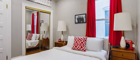 3 bedrooms, iron/ironing board, travel cot, WiFi
