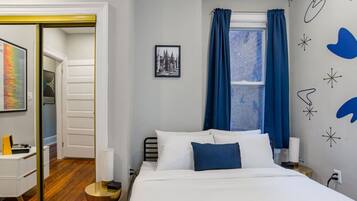 6 dormitorios, tabla de planchar con plancha, cuna de viaje y wifi