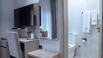 Economy Room, Balcony, City View | Desk, laptop workspace, free WiFi