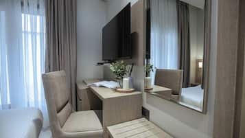 Economy Room, Balcony, City View | Desk, laptop workspace, free WiFi