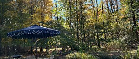 屋外ダイニングエリア