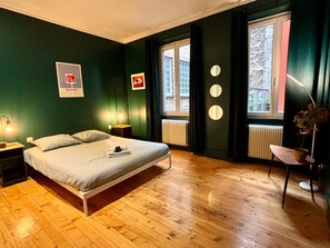 2 chambres, Wi-Fi, literie fournie