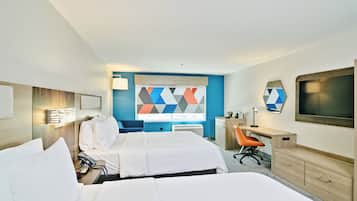 Een kluis op de kamer, geluiddichte muren, een strijkplank/strijkijzer