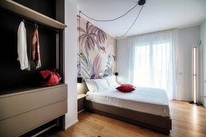 Appartement, balcon | 2 chambres, literie de qualité supérieure, couette en duvet d'oie