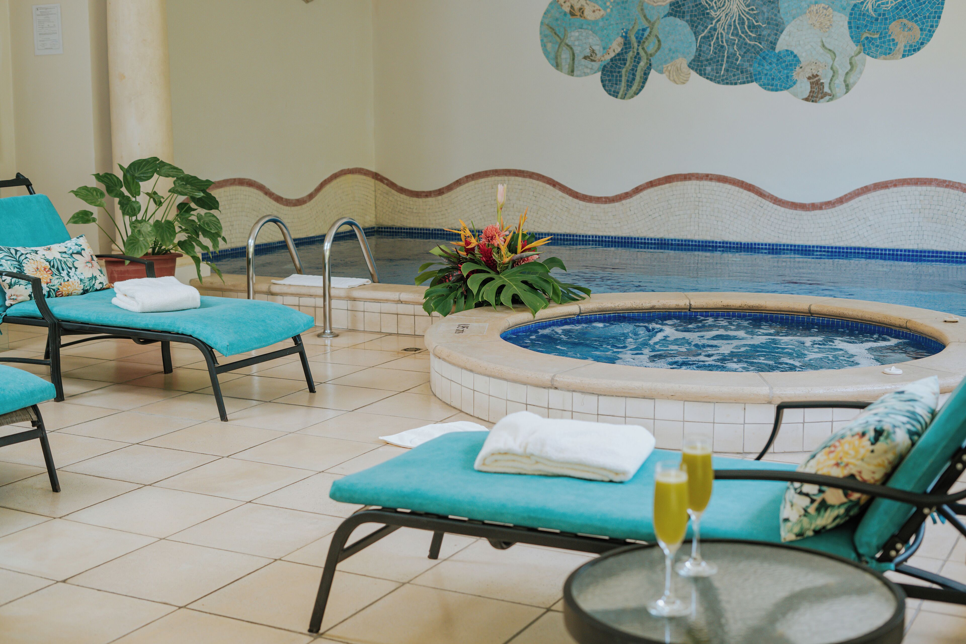 双人护理室、桑拿、热水浴缸、身体护理、泥浴、水疗法