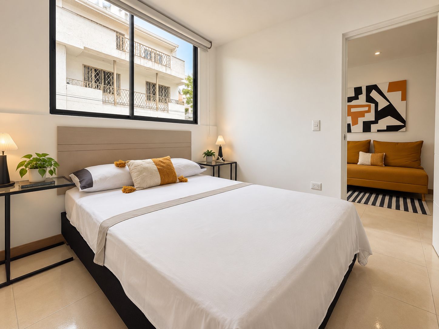 Comfort Studio Suite, 2 Bedrooms | Laptop workspace, blackout curtains, iron/ironing board (on request)