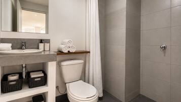 Family Studio Suite, 2 Bedrooms | Bathroom | Shower, towels, toilet paper
