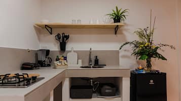 Familien-Studiosuite, 2 Schlafzimmer | Eigene Küche | Mini-Kühlschrank, Herdplatte, Geschirrspüler