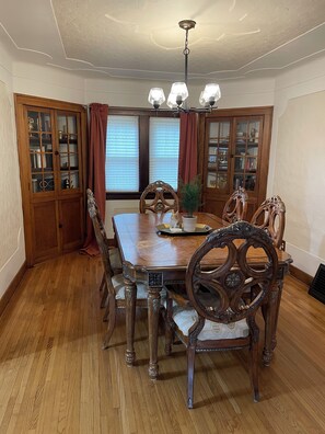 Dining - The Wildflower w/ 2 Kitchens & Laundry in Central, Safe, Spotless 1920s Bungalow (Sioux Falls)