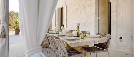 Udendørs spisemuligheder