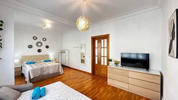 Quadruple Room, Shared Bathroom | Iron/ironing board, free WiFi