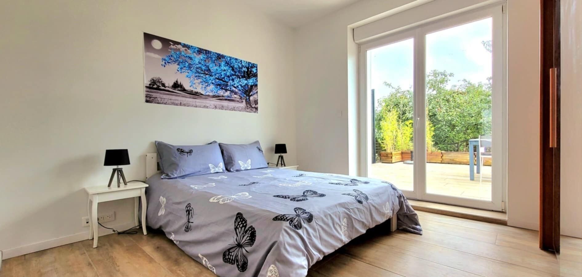 2 chambres, fer et planche à repasser, Wi-Fi, draps fournis