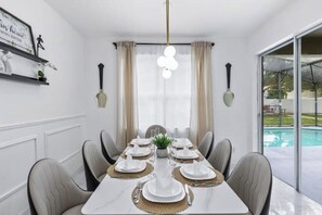 Dining - 12PPL | Luxury Disney Retreat | Game Room | Pool

 (Davenport)